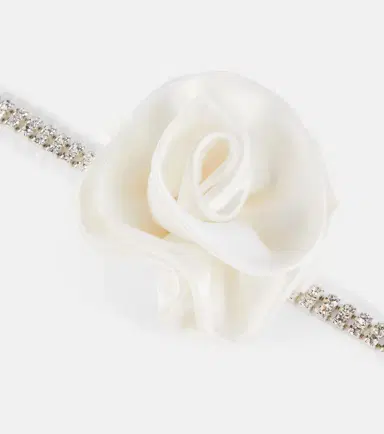 Magda Butrym Floral-appliqué crystal-embellished choker | Thumbnail 3 Magda Butrym Floral-appliqué crystal-embellished choker | Thumbnail 3