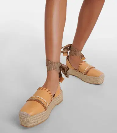 Ulla Johnson Leather platform espadrilles | Thumbnail 2