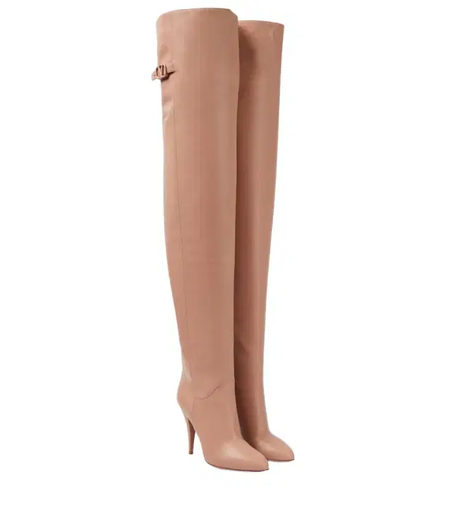 Valentino Garavani VLogo Signature 105 leather over-the-knee boots