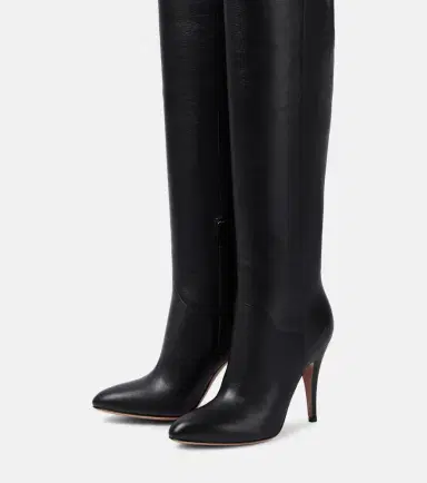 Valentino Garavani VLogo Signature leather over-the-knee boots | Thumbnail 5 Valentino Garavani VLogo Signature leather over-the-knee boots | Thumbnail 5
