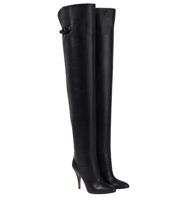 Valentino Garavani VLogo Signature leather over-the-knee boots