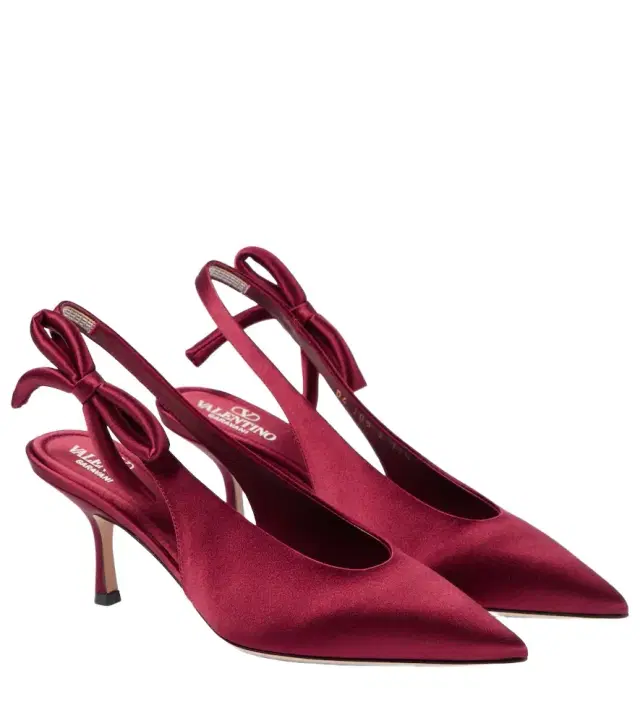Valentino Garavani Nite-Out 70 satin slingback pumps