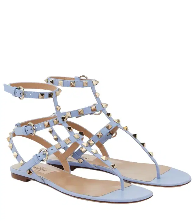 Valentino Garavani Rockstud leather thong sandals