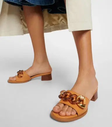 See By Chloé See By Chloé Embellished leather mules | Thumbnail 2