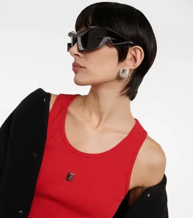 Givenchy Giv Cut embellished cat-eye sunglasses | Thumbnail 4