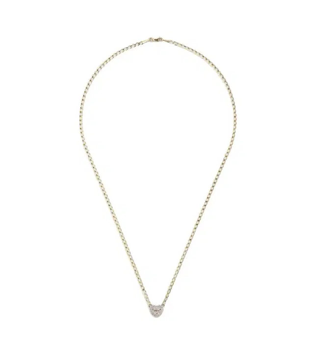 10kt gold necklace with diamond