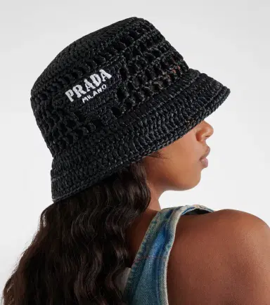 Prada Logo bucket hat | Thumbnail 2