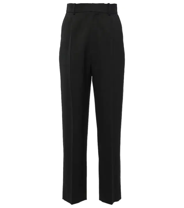 Victoria Beckham High-rise wool-blend straight pants