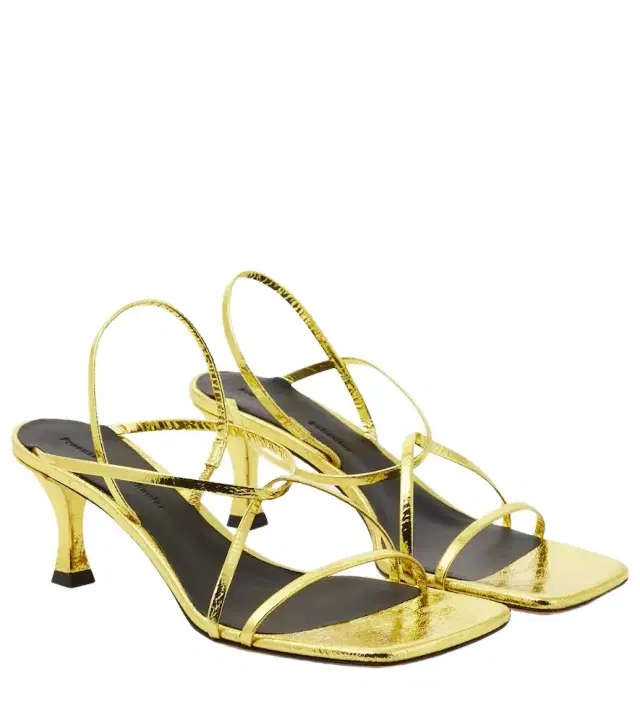 Proenza Schouler 60 leather slingback sandals
