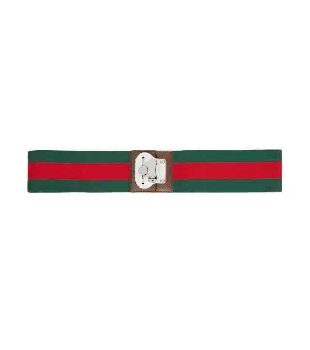 Gucci Web Stripe luggage strap