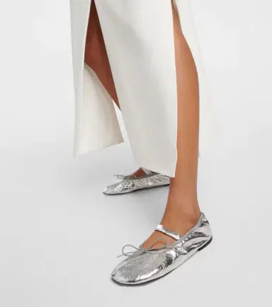 Proenza Schouler Metallic leather ballet flats | Thumbnail 2