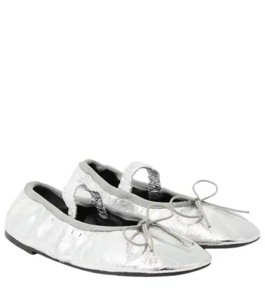 Proenza Schouler Metallic leather ballet flats | Thumbnail 1