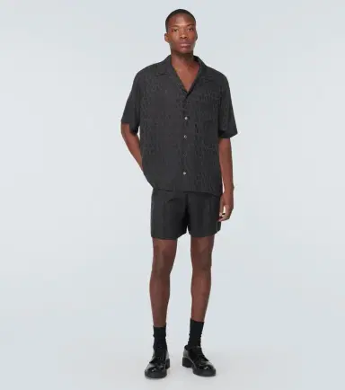 Valentino Toile Iconographe silk shorts | Thumbnail 4