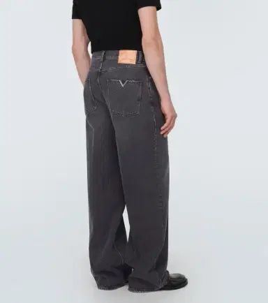 Valentino High-rise wide-leg jeans | Thumbnail 5