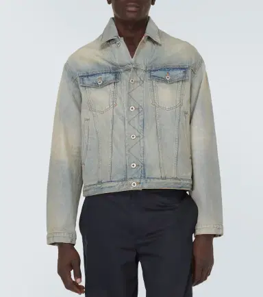 Kenzo Drawn Varsity embroidered denim jacket | Thumbnail 2 Kenzo Drawn Varsity embroidered denim jacket | Thumbnail 2