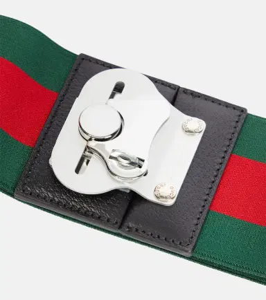 Gucci Web Stripe luggage strap | Thumbnail 2