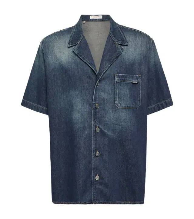 Valentino Chambray bowling shirt