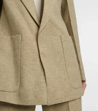 Victoria Beckham Single-breasted wool-blend blazer | Thumbnail 3