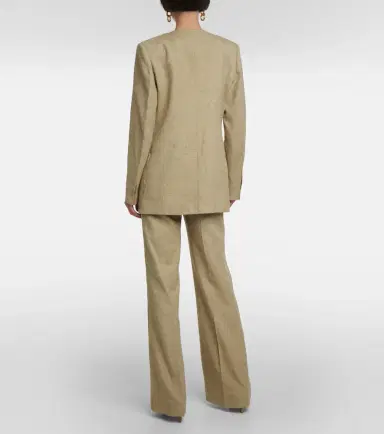 Victoria Beckham Single-breasted wool-blend blazer | Thumbnail 4