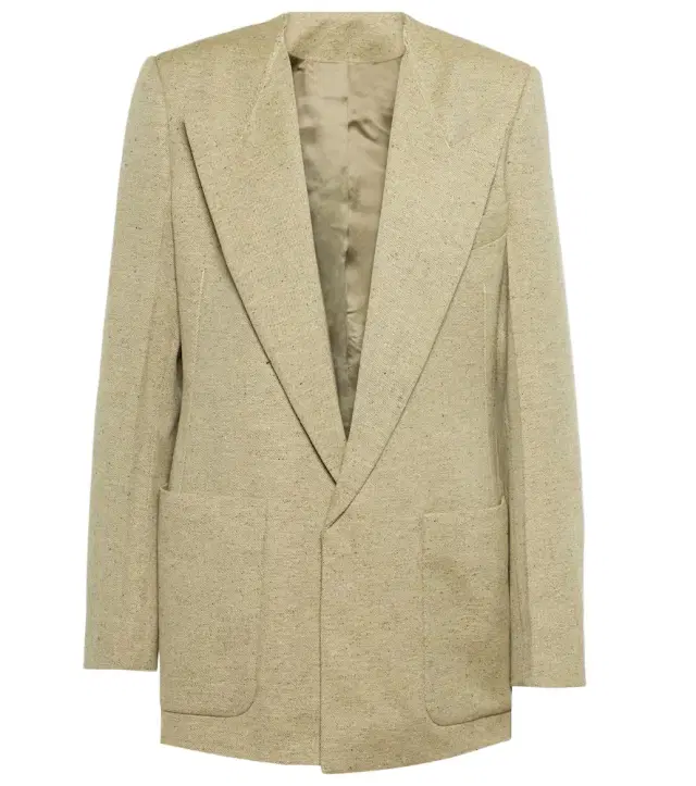 Victoria Beckham Single-breasted wool-blend blazer