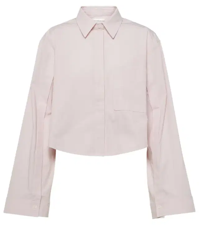 Victoria Beckham Cropped cotton-blend shirt