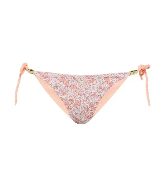 Heidi Klein Muskmelon Bay triangle bikini bottoms