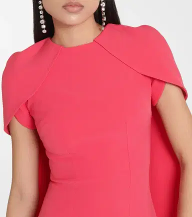 Safiyaa Ginkgo caped gown | Thumbnail 5