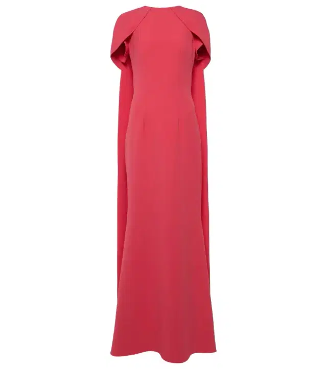 Safiyaa Ginkgo caped gown
