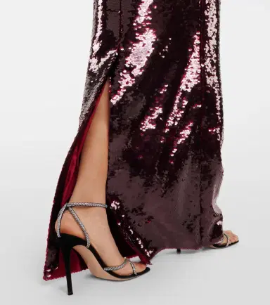Safiyaa Viba sequined gown | Thumbnail 3