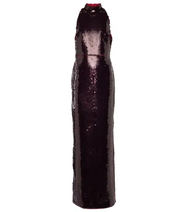 Safiyaa Viba sequined gown