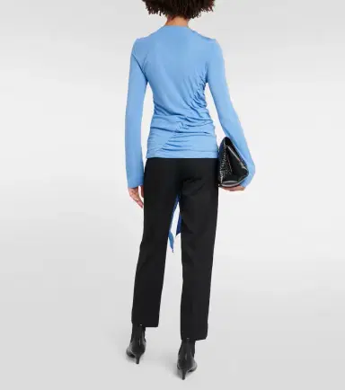 Victoria Beckham Tie-detail top | Thumbnail 2