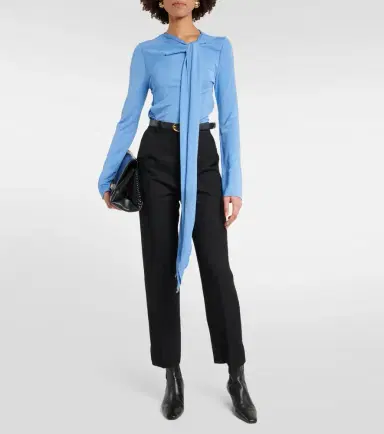 Victoria Beckham Tie-detail top | Thumbnail 3