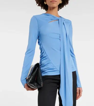Victoria Beckham Tie-detail top | Thumbnail 5