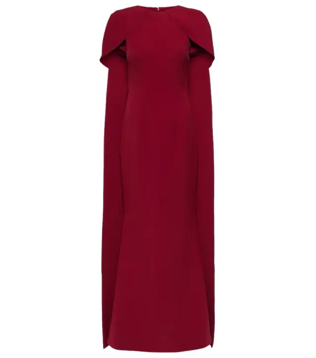 Safiyaa Ginkgo caped gown
