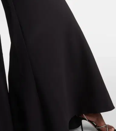 Safiyaa Lilien caped crepe gown | Thumbnail 3
