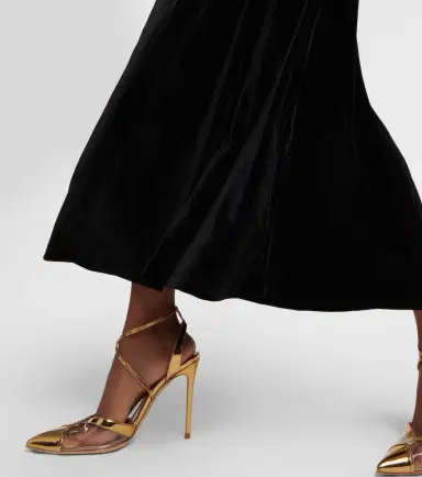 Polo Ralph Lauren Velvet maxi dress | Thumbnail 3