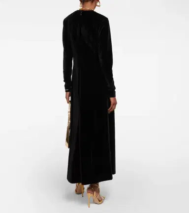 Polo Ralph Lauren Velvet maxi dress | Thumbnail 4