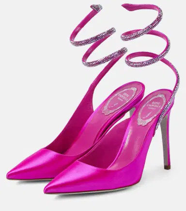 René Caovilla Cleo embellished satin pumps | Thumbnail 2 René Caovilla Cleo embellished satin pumps | Thumbnail 2