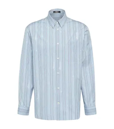 Versace Striped cotton poplin shirt | Thumbnail 1