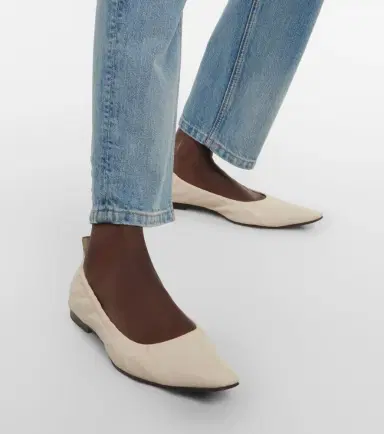 Brunello Cucinelli Leather ballet flats | Thumbnail 2