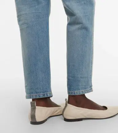 Brunello Cucinelli Leather ballet flats | Thumbnail 3