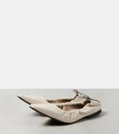 Brunello Cucinelli Leather ballet flats | Thumbnail 4