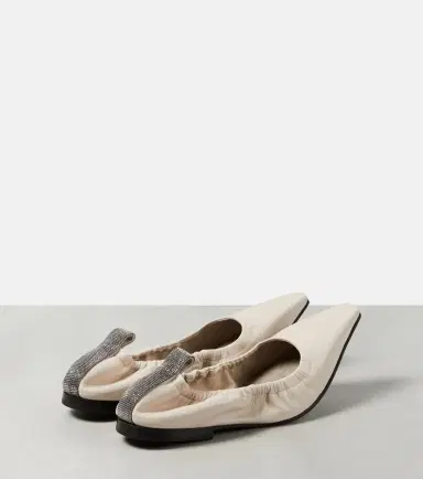 Brunello Cucinelli Leather ballet flats | Thumbnail 6