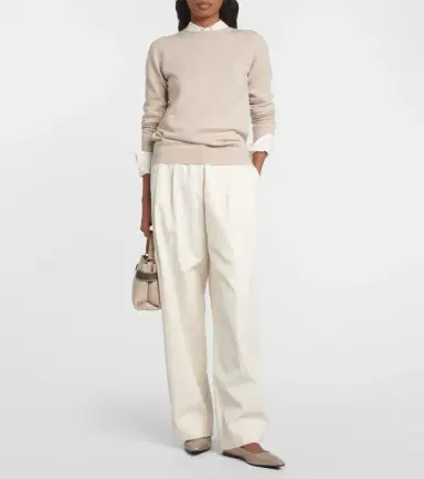 Brunello Cucinelli Metallic leather ballet flats | Thumbnail 4
