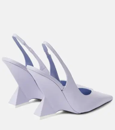 The Attico Cheope 105 leather slingback pumps | Thumbnail 5