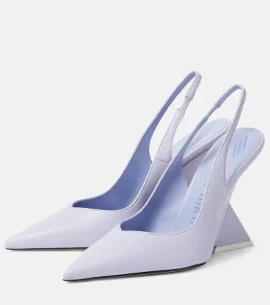 The Attico Cheope 105 leather slingback pumps | Thumbnail 6