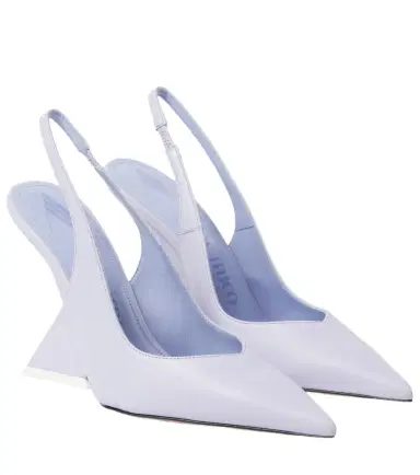 The Attico Cheope 105 leather slingback pumps | Thumbnail 1