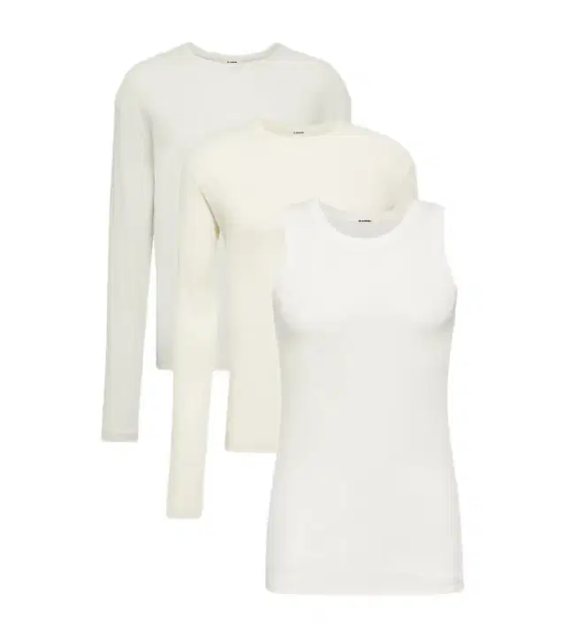 Jil Sander Set of 3 cotton jersey T-shirts