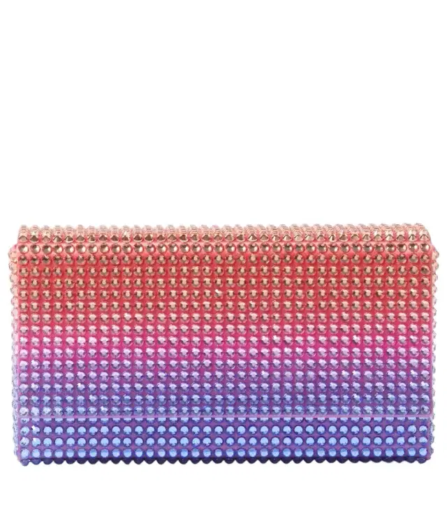 Amina Muaddi Super Amini Paloma Mini embellished clutch