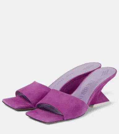 The Attico Cheope 60 suede mules | Thumbnail 4